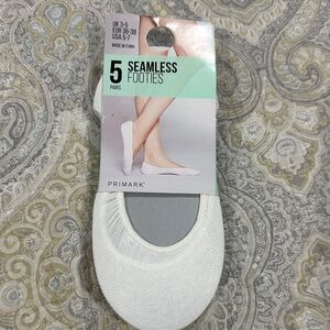 Primark White Seamless Footies for Women